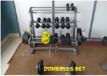 dumbells set